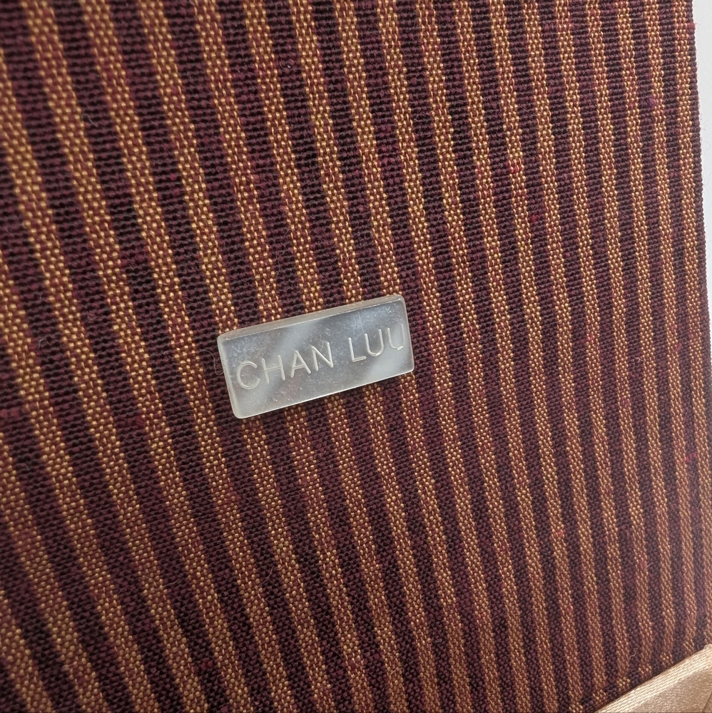 Chan Luu Striped Jewelry Box with Cream Interior Approx 6x4 - Picture 2 of 4